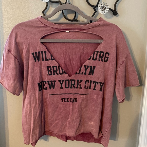 Tops - distressed graphic tee